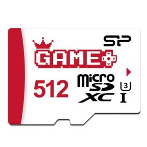 シリコンパワー 512GB SDXC microSDカード ゲーミング向け【Nintendo Switch 動作確認済】UHS-1 U3 V30 アダプター付き SP512GBSTXDV3V1NAC｜shopmulti