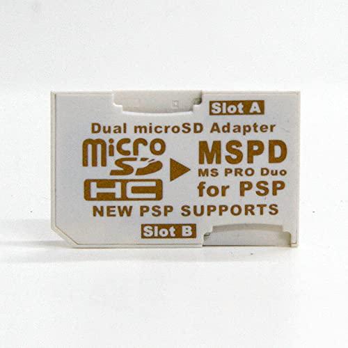 2枚差し可！ micro SD→メモリースティックプロデュオ変換アダプタ 16Gまで対応 / マジッ...