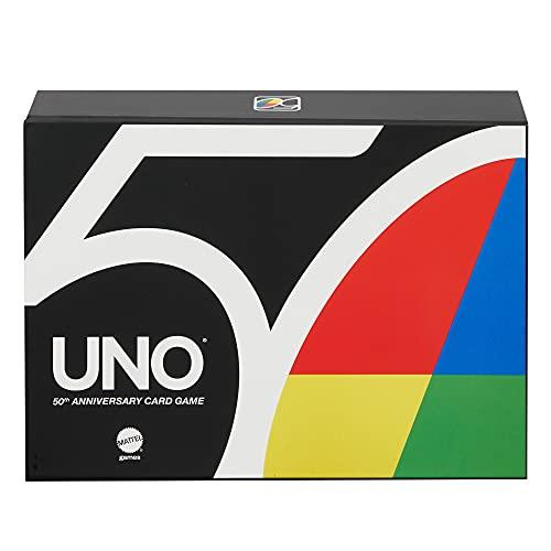 ウノ(UNO) 50周年 プレミアムエディション 【限定カード ワイルド50/50カード、記念ゴール...