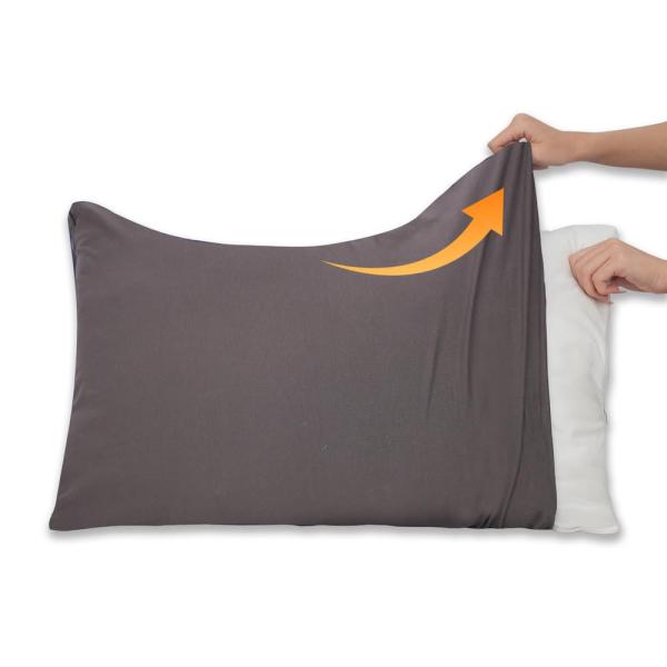 ムニュニュ 伸びる 枕カバー 35×50 綿 まくらカバー いろんなサイズやかたちのまくらにのびのび...
