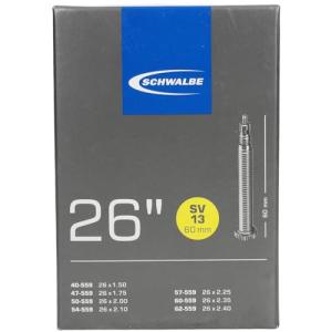 SCHWALBE(シュワルベ) 【品】26×1.50/2.50用チューブ 仏式 60?ロングバルブ 13SV-E.L｜shopmulti