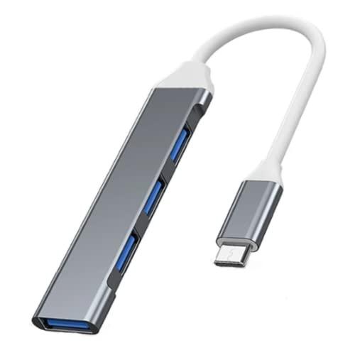 YFFSFDC Type Cハブ 超小型USB ハブUSB 3.0 ウルトラスリム 4in1 5Gb...