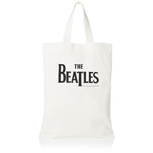 [ビートルズ] 布トートバッグ コットン生地 A4 ホワイト 白 ロゴ CDジャケット THE BEATLES ABBEY ROAD レディース メンズ Beatles(ザ・ビートルズ)｜shopmulti