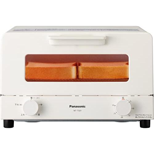 パナソニック トースター オーブントースター 4枚焼き対応 30分タイマー搭載 ホワイト NT-T5...