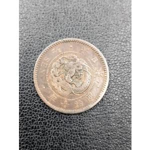 古銭 竜半銭銅貨 明治十年 明治10年 1/2...の詳細画像1