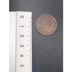 古銭 竜半銭銅貨 明治十年 明治10年 1/2...の詳細画像3