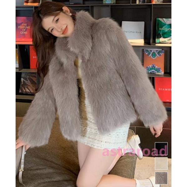 フェイクファージャケット ファーコート冬