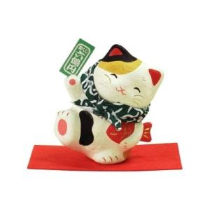 （送料無料）張り子 招き猫 大門屋たま三郎 （大当り）｜shopnext