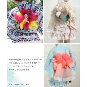 浴衣 子供 セパレート 女の子 浴衣ドレス 4...の詳細画像4
