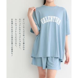 パジャマ キッズ ジュニア 女の子 半袖 メッ...の詳細画像4