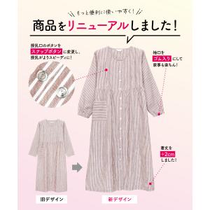 マタニティ パジャマ 授乳口付き ワンピース ...の詳細画像2