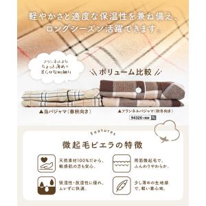 パジャマ レディース 長袖 綿100% 前開き...の詳細画像4