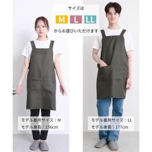 撥水 エプロン ワンピース かぶるだけ 大人 ...の詳細画像2
