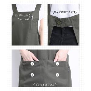 撥水 エプロン ワンピース かぶるだけ 大人 ...の詳細画像5
