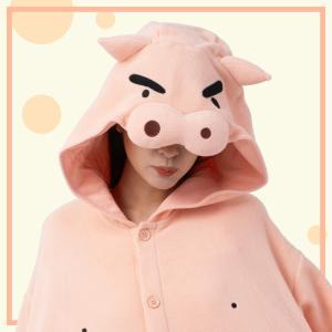着ぐるみ パジャマ 大人用 フリース クレヨン...の詳細画像5