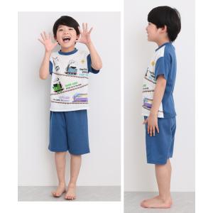 パジャマ キッズ 男の子 蓄光プリント付 半袖...の詳細画像5