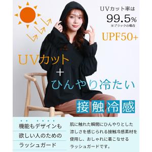 ラッシュガード レディース 水陸両用 長袖 パ...の詳細画像2