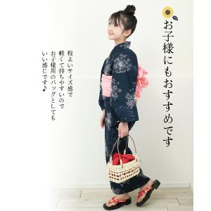 浴衣 バッグ かごバッグ 夏 とうもろこし バ...の詳細画像5