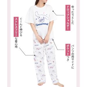 パジャマ レディース 半袖 ルームウェア パウ...の詳細画像2