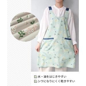 エプロン おしゃれ かぶるだけ 保育士 ワンピ...の詳細画像2