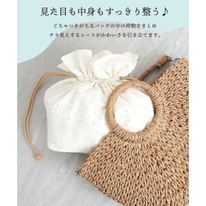 巾着 バッグ 浴衣 レース かわいい おしゃれ...の詳細画像2