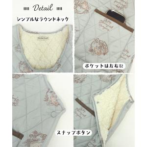 エプロン 裏ボア 軽い あったかい 冬用 サイ...の詳細画像4