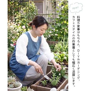 かぶるだけ エプロン おしゃれ 保育士 綿10...の詳細画像3