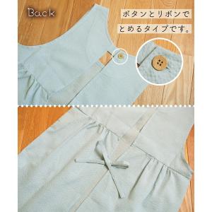 エプロン おしゃれ 保育士 かぶるだけ ワンピ...の詳細画像5