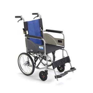 ミキ 介助式車いす BAL-R2 スタンダード 座幅40cm 介助者用ブレーキ モジュール ノーパンク 背折れ 折りたたみ【法人様送料無料(一部除く)】｜福祉用具のショップ・なぅ