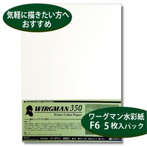 オリオン アウスバール ワーグマン水彩紙 F6 5枚入 AWI-F6 超厚口 画用紙 お絵描き 水彩 色鉛筆