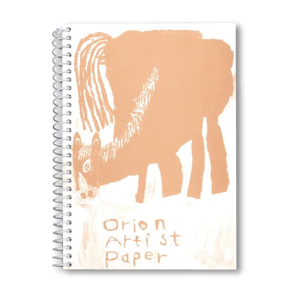 オリオン スケッチブック ミロコマチコ デザイン MS-B6 ロバ 画用紙 お絵描き 水彩 色鉛筆