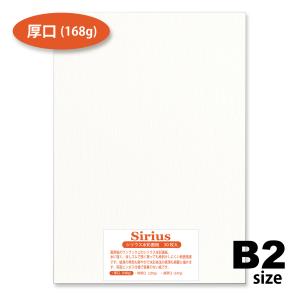 画用紙   水彩紙  シリウス水彩紙 厚口（168g）  50枚入