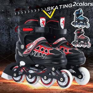 ローラースケート インラインスケート PU フィットネス靴