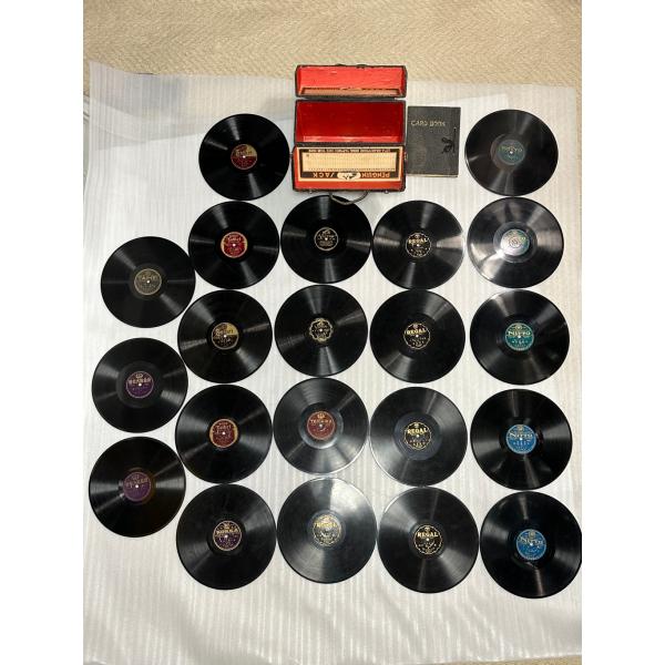 SP盤レコード　21枚セット ビクター・テイチク・ニットー・リーガル・タイヘイ・コッカ　ジャンク