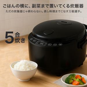 炊飯器 5合 マイコン式炊飯器 通常炊飯 保温＆予約OK 大容量 スチーム調理 早炊き 炊込み 玄米 お粥 再加熱 保温 RM-231H｜shopping-lab