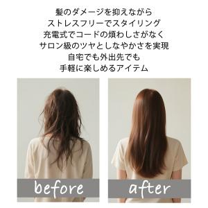 コードレス ヘアアイロン ストレート&カール ...の詳細画像5