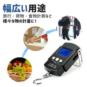 デジタルスケール 吊り下げ 50kg 釣り メ...の詳細画像3