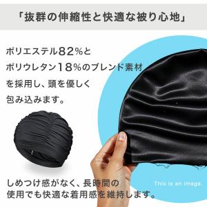 水泳帽 スイムキャップ レディース メンズ お...の詳細画像2