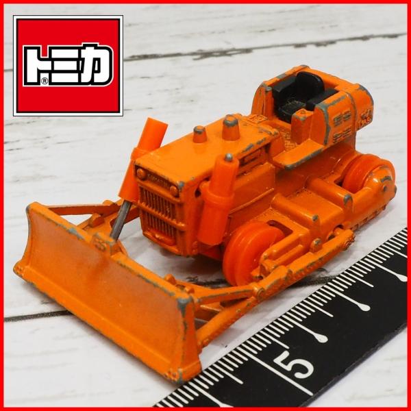 日本製トミカ#70【コマツ ブルドーザー65A橙オレンジ】1/87ミニカー■トミー【中古・本体のみ】...