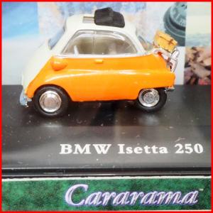Cararama【BMW Isetts 250イセッタ橙オレンジ】ケース入り ダイキャスト1/72ミ...