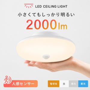 シーリングライト led 小型シーリングライト 人感センサーライト ledシーリングライト 小型 人感センサー LED 玄関 照明 電気 薄型 電球色 昼白色 昼光色 省エネ