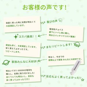 電球色3000k LEDツイン蛍光灯 FDL1...の詳細画像2