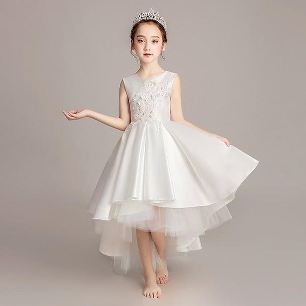 ピアノ発表会 ドレス 子供ドレス ワンピース お姫様 着やせ 上品 エレガント フォーマル キッズド...