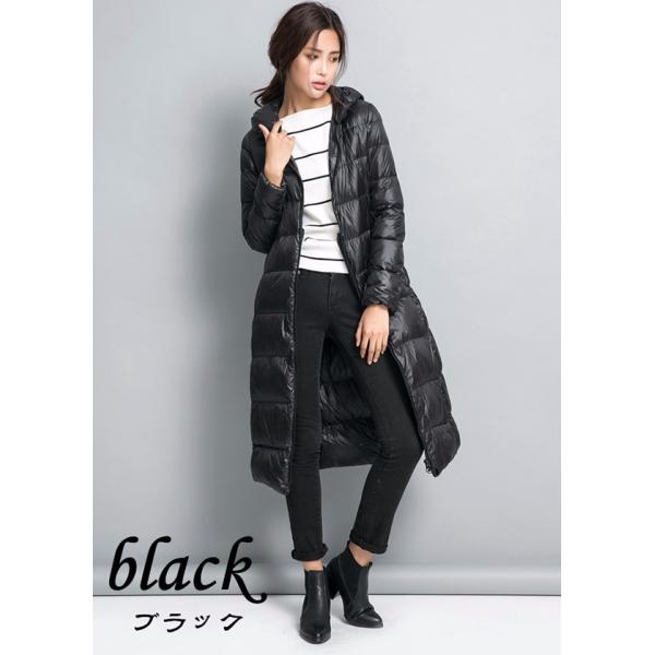 【Aランク】 3L ダウンコート レディース ロング 軽量 アウター 90%ダウン ダウンジャケット...