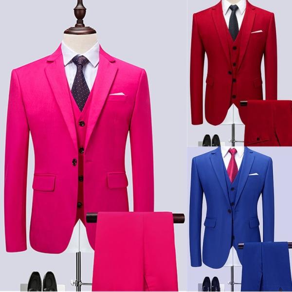1ボタンスリムスーツ フォーマル スーツ ビジネススーツ シングル 3カラー 男性用背広 就職活動s...