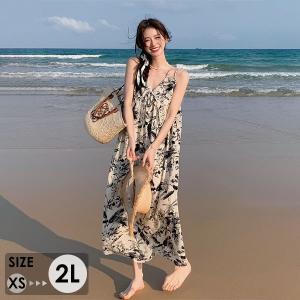 リゾートワンピ 大人可愛い 夏ワンピース セクシ...の商品画像