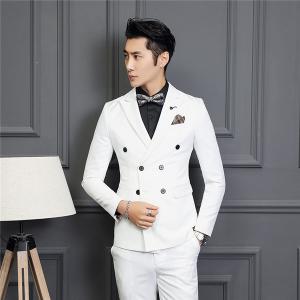 ジャケット メンズ スーツ テーラードジャケット ビジネス カジュアル 紳士 スリム ホワイト 白 スーツ フォーマルスーツ シングルスーツ ジャケット メンズ スーツ テーラードジャケット ビジネス カジュアル