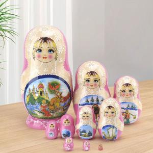 マトリョーシカ ロシア 人形 民芸品 土産物 手作り人形 手描き