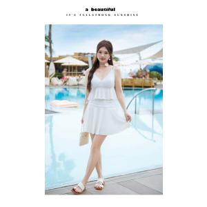 水着 レディース 体型カバー ワンピース タン...の詳細画像5