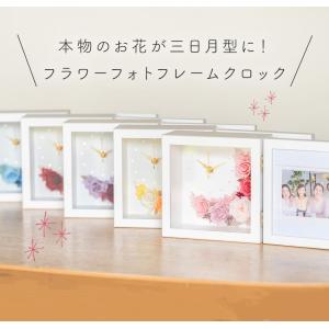 置時計 花時計 プリザードフラワークロック プ...の詳細画像2